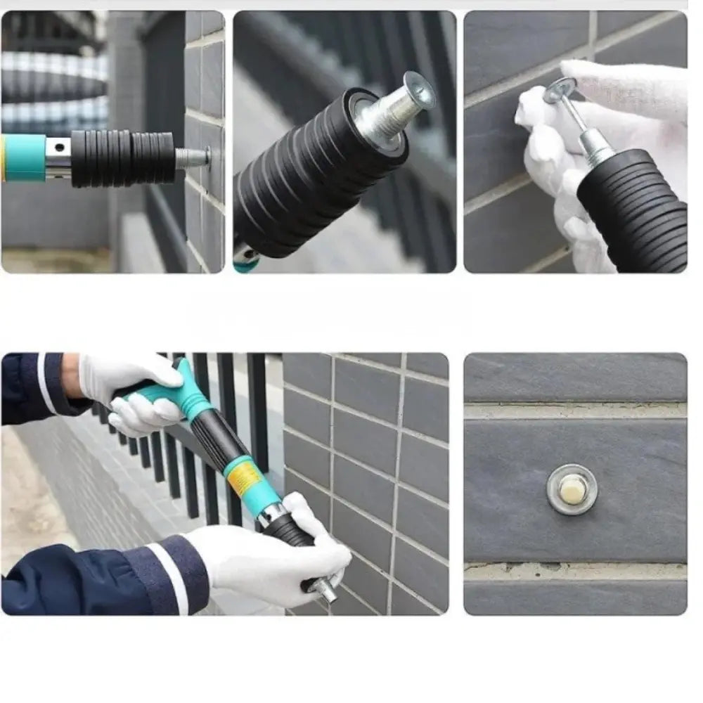 مسدس وحقيبة تثبيت المسامير الخرسانية ب5 سرعات